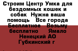 Строим Центр Умка для бездомных кошек и собак! Нужна ваша помощь - Все города Бесплатное » Возьму бесплатно   . Ямало-Ненецкий АО,Губкинский г.